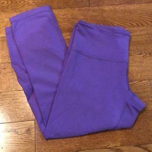 Purple lululemon workout pants